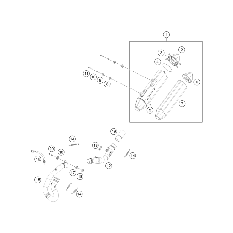 ECHAPPEMENT HUSQVARNA 450 FE 2024