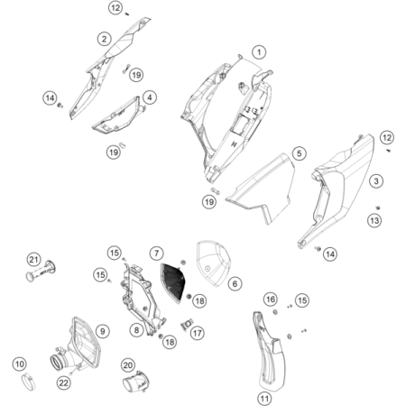 BOITE A AIR HUSQVARNA 450...