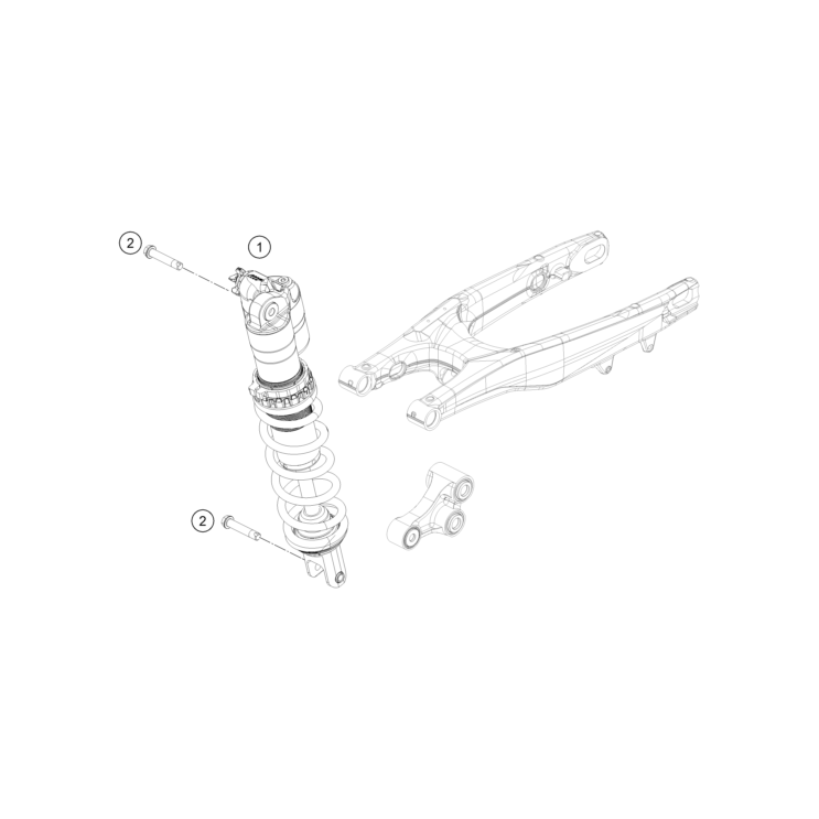 AMORTISSEUR HUSQVARNA 450 FS 2024