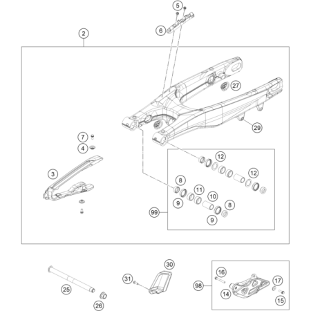 BRAS OSCILLANT HUSQVARNA...