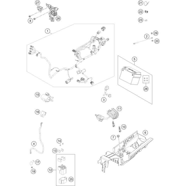 FAISCEAU ELECTRIQUE HUSQVARNA 450 FS 2024