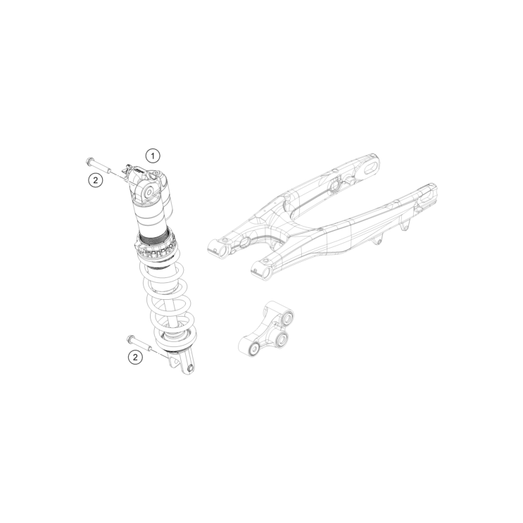 AMORTISSEUR HUSQVARNA 450 FC 2024