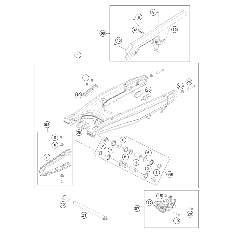 BRAS OSCILLANT HUSQVARNA 701 ENDURO 2021