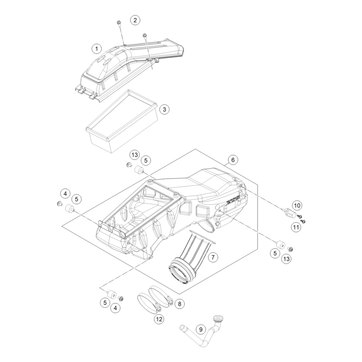 BOITE A AIR HUSQVARNA 701 ENDURO 2021