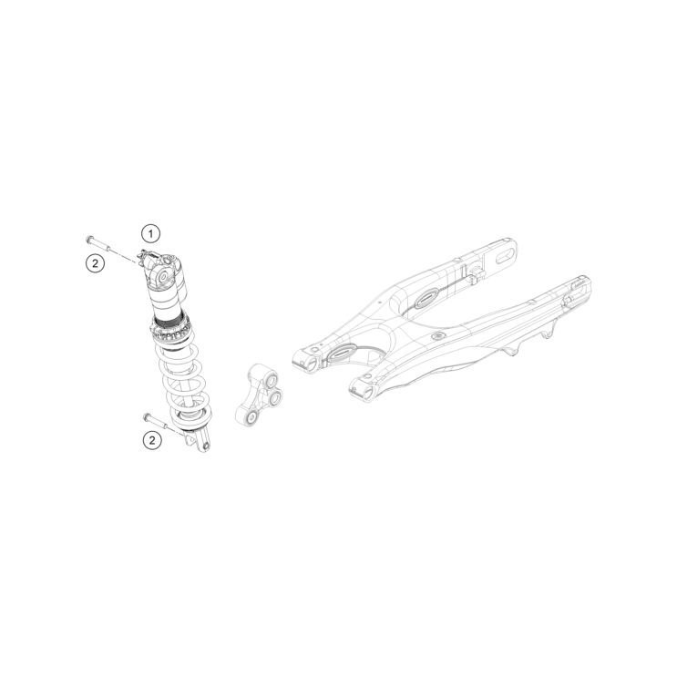AMORTISSEUR HUSQVARNA 350 FC 2024