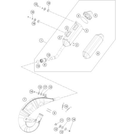 ECHAPPEMENT HUSQVARNA 125...