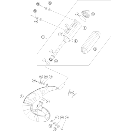 ECHAPPEMENT HUSQVARNA 250...