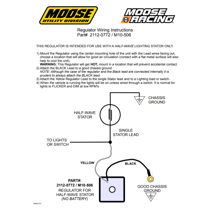 Régulateur Husqvarna WR/CR 125 Pour Modèles 2011 à 2013 - Pièce D'occasion En état Fonctionnel