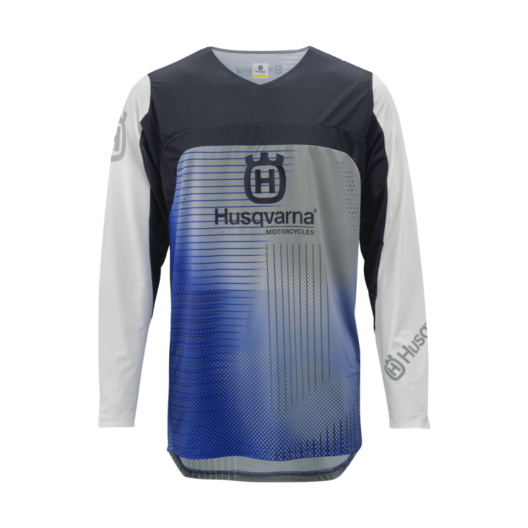 MAILLOT HUSQVARNA RAILED BLEU 