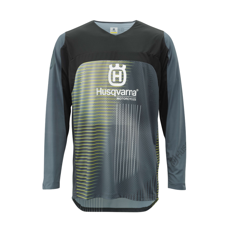 MAILLOT HUSQVARNA RAILED GRIS 