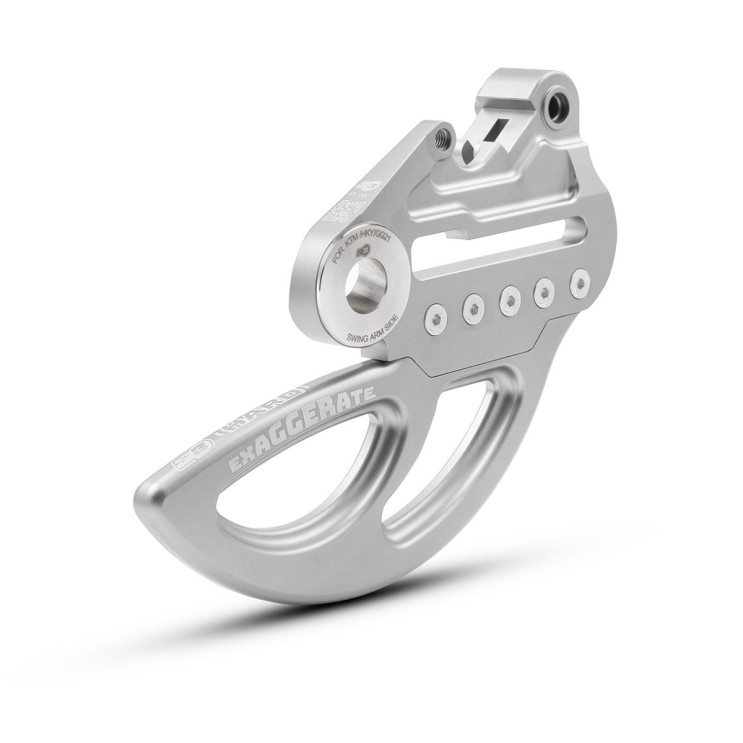Protection disque de frein arrière argent S3 Hard Exaggerate pour Husqvarna TE/FE (BREMBO) 2024 Protection disque de frein arrière argent S3 Hard Exaggerate pour Husqvarna TE/FE (BREMBO) 2024