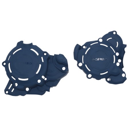 Kit de protections de carters d'allumage et d'embrayage bleu ACERBIS pour Husqvarna 250/300 2024 