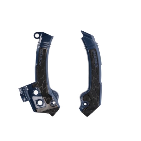 Protection de cadre ACERBIS X-GRIP Bleu et Noir - Husqvarna TE/FE 2024 