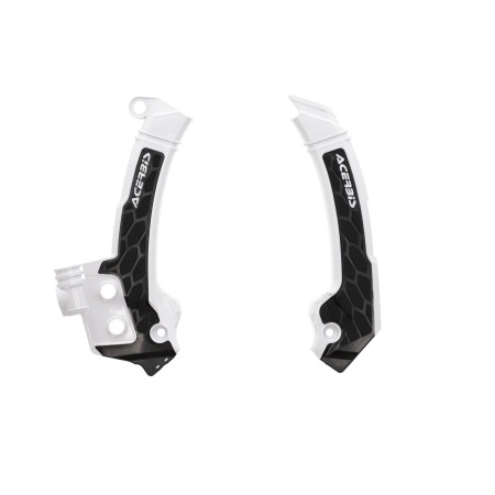 Protection de cadre ACERBIS X-GRIP Blanc et Noir - Husqvarna TE/FE 2024 