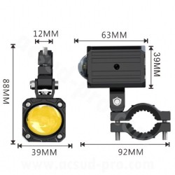 KIT ECLAIRAGE LED ADDITIONNEL UNIVERSEL 50W POUR HUSQVARNA