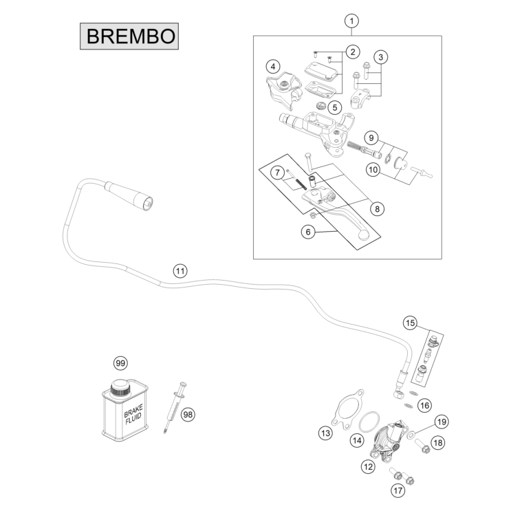 COMMANDE D'EMBRAYAGE HUSQVARNA 300 TE 2025