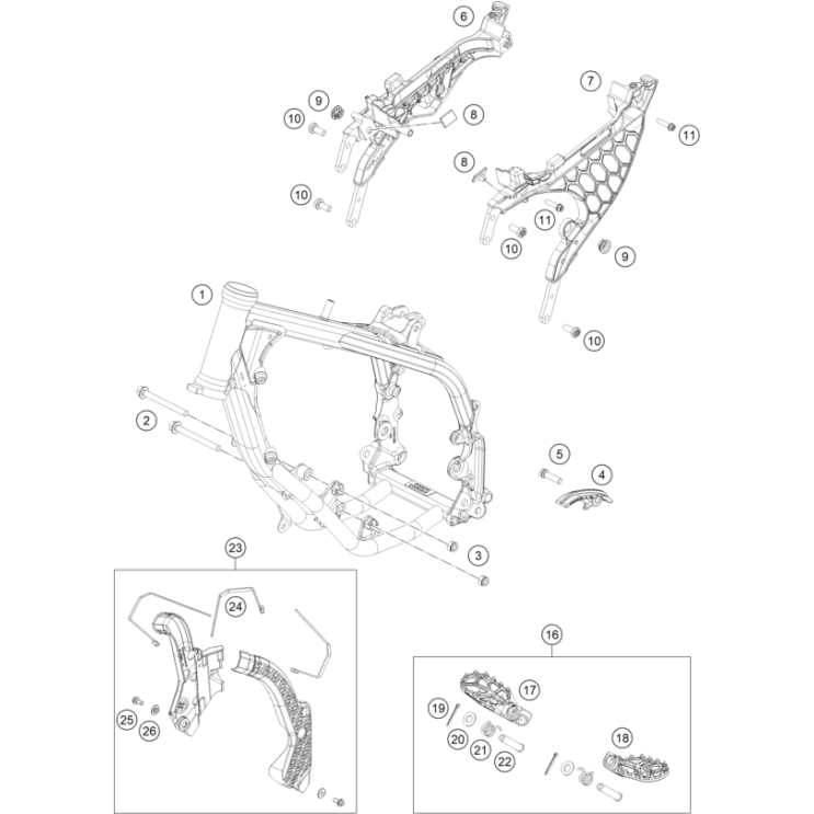 CADRE HUSQVARNA 50 TC 2024