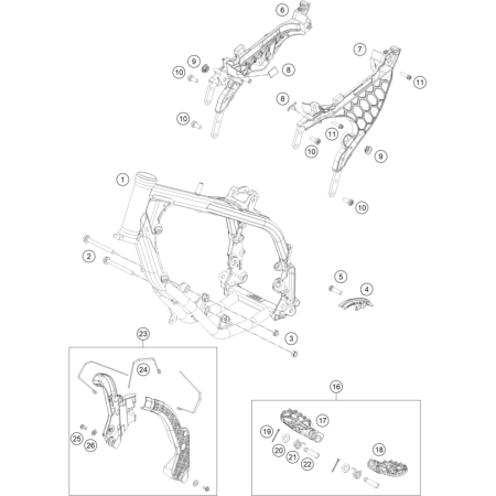CADRE HUSQVARNA 50 TC 2024