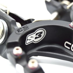 Repose pieds noir S3 CURVE DEEP LOW pour HVA/KTM TEI 2017 à 2022
