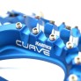 Repose-pied bleu S3 haut Curve pour Husqvarna