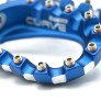 Repose-pied bleu Curve S3 haut pour Husqvarna