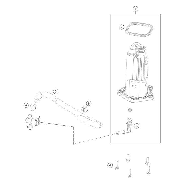 POMPE A ESSENCE HUSQVARNA  801 SVARTPILEN 2024
