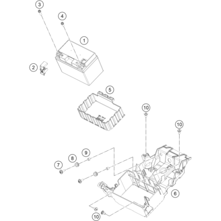 BATTERIE HUSQVARNA  801...