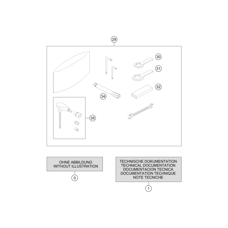 PIÈCES JOINTES HUSQVARNA  801 SVARTPILEN 2024
