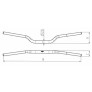 HANDLEBAR TWINWALL RENTHAL 999
