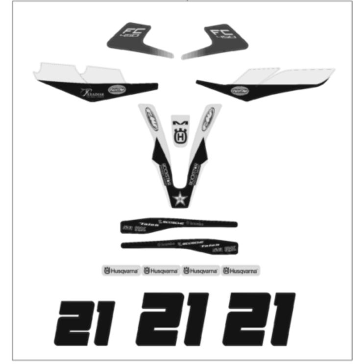 GRAPHICS KIT 450 ROCKSTAR EDITION 20