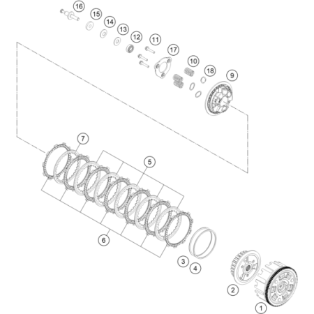 EMBRAYAGE HUSQVARNA 401...