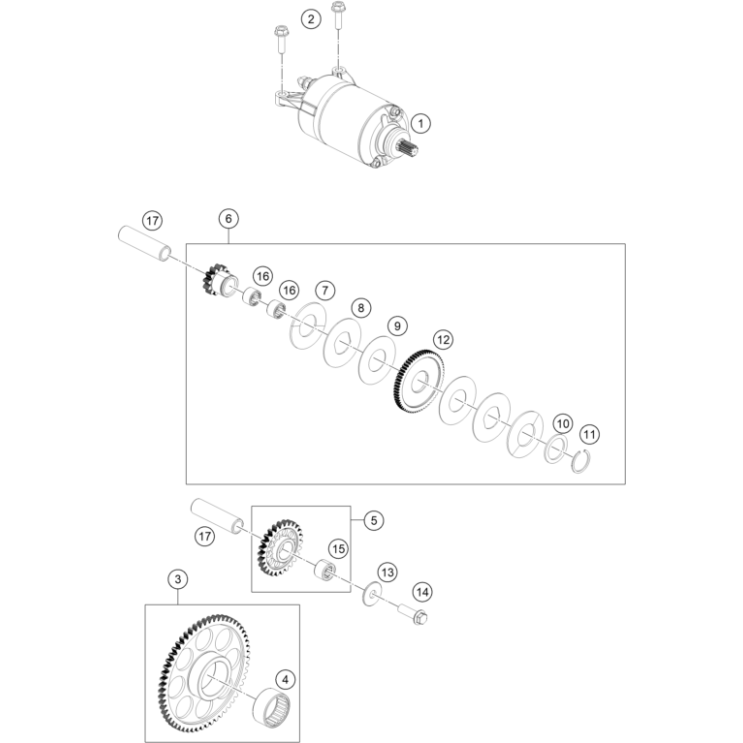 DEMARREUR ELECTRIQUE HUSQVARNA 401 SVARTPILEN 2024