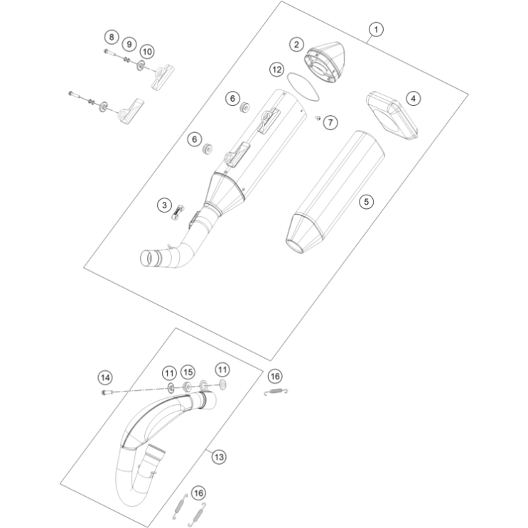 ECHAPPEMENT HUSQVARNA 450 FS 2025