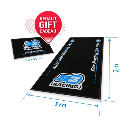 Tapis environnemental moto S3 2m x 1m 