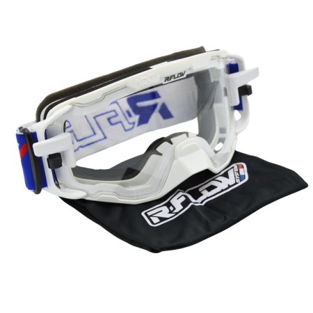 Masque R-FLOW NEXT Blanc/Bleu