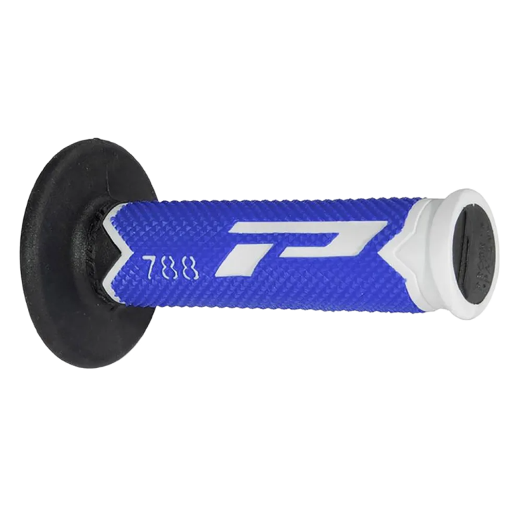 Poignées 788 Blanc/Bleu Fluo/Noir 22/25 