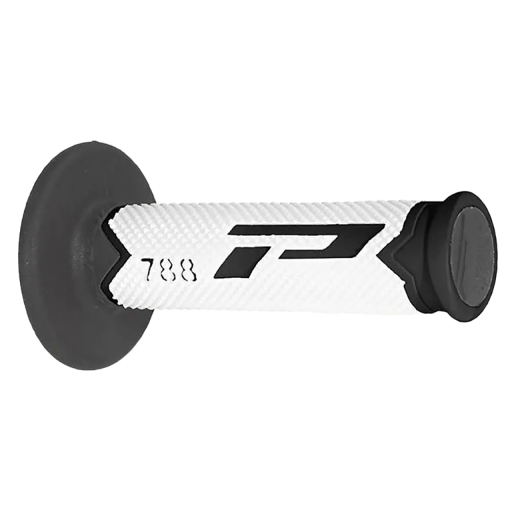 Poignées progrip 788 Noir/Blanc/Titanium 22/25 