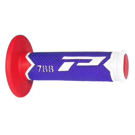 Poignées PROGRIP 788 Blanc/Bleu/Rouge 22/25 