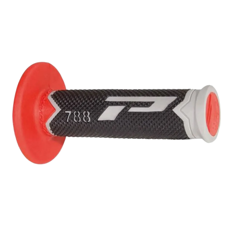 Poignées PROGRIP 788 Gris/Rouge/Noir 22/25 