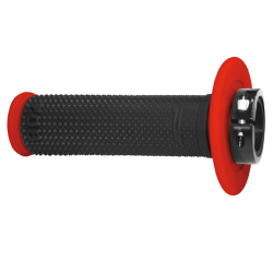 Poignées Lock On Progrip 708 pour Husqvarna - Noir/Rouge 
