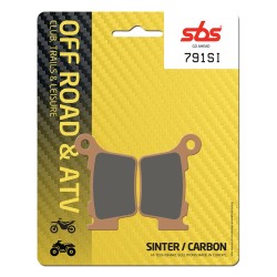 Pack plaquettes de freins avant et arrière SBS loisirs pour Husqvarna TE/FE 2014 à 2023