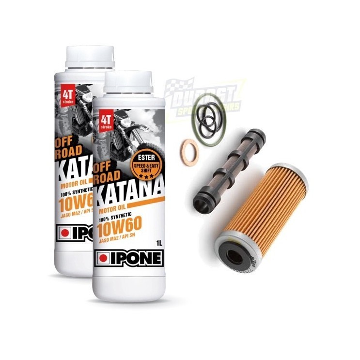 Pack vidange IPONE Husqvarna 250/350 FE/FC 2014-2021 10W60