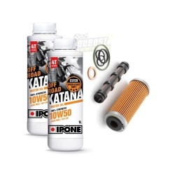 Pack vidange IPONE Husqvarna 250/350 FE/FC 2014-2021 10W40