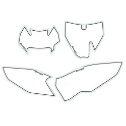 NUMBER PLATE BACKGROUNDS WHITE
