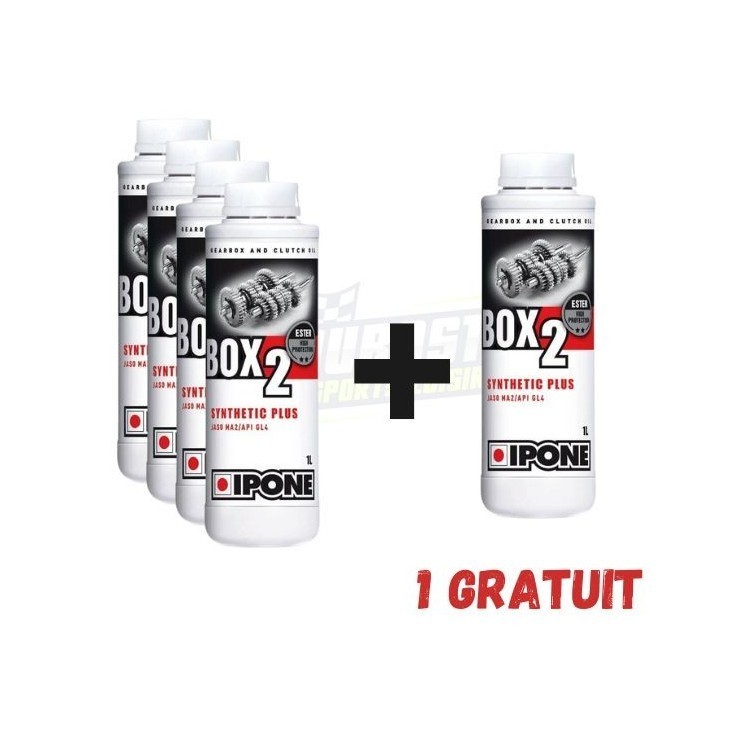 Pack 4+1 gratuit IPONE Huile de boîte BOX 2