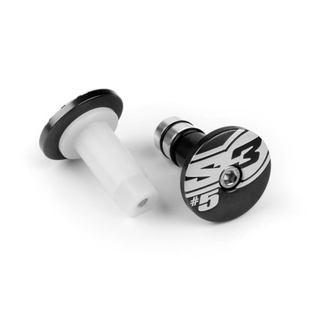 Embouts de guidons S3 enduro 5 14mm noir 