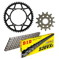 Kit chaîne acier 15/42 DID HUSQVARNA 701 SUPERMOTO