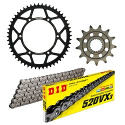 Kit chaîne acier 15/45 DID HUSQVARNA 401 SVART/VITPILEN