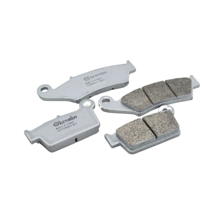 Pack plaquettes de freins avant et arrière Brembo Compétition pour Husqvarna TE/FE 2014 à 2023