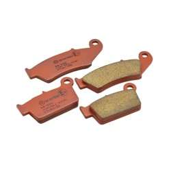 Pack plaquettes de freins avant et arrière Brembo loisirs pour Husqvarna TE/FE 2014 à 2023